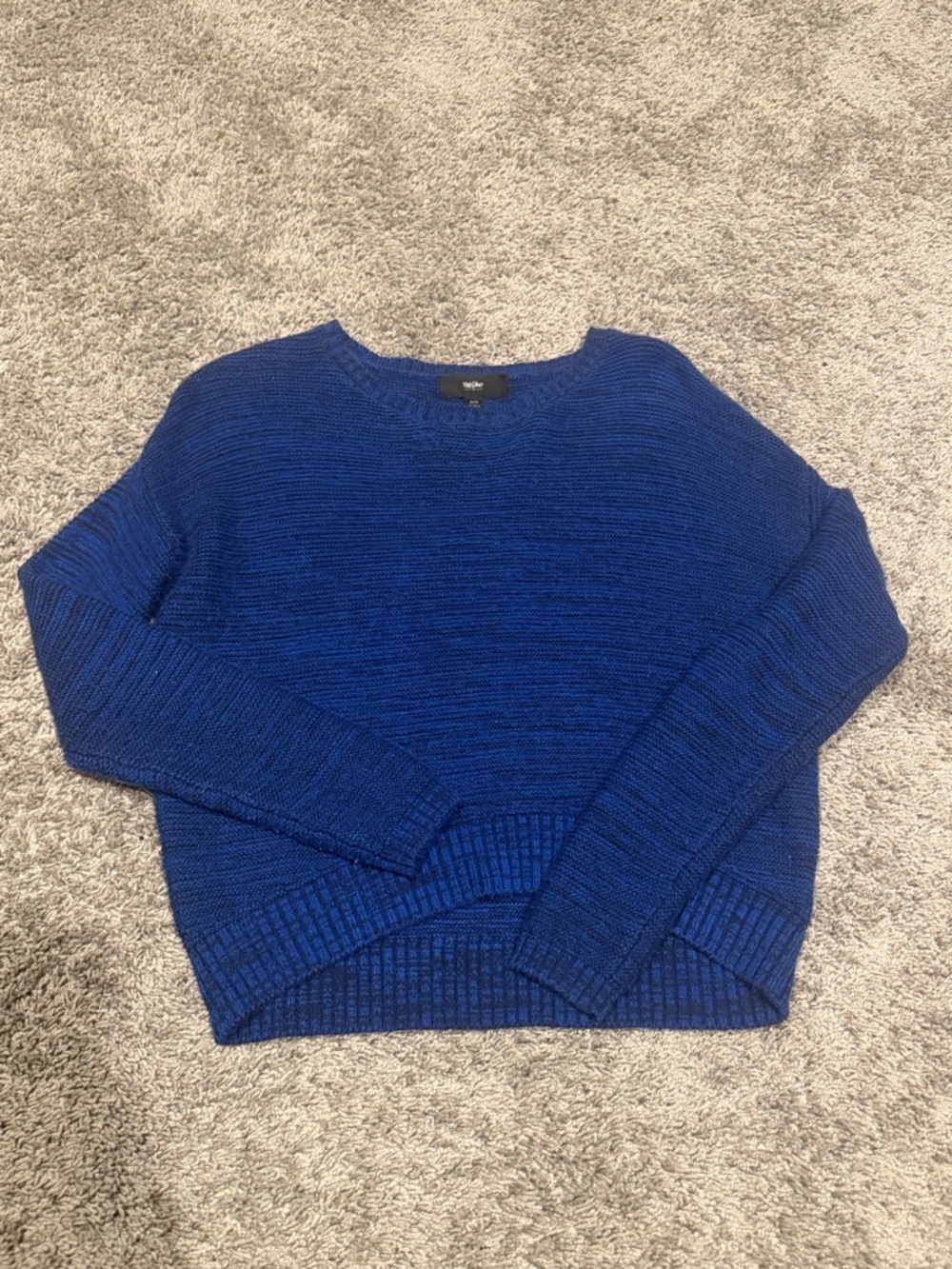 Mossimo Supply Co. Royal Blue Knit Women's Sweater
